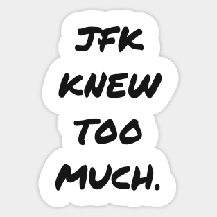 JFK Sticker